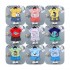 Children's Set Boys' Polo Collar Short Sleeve Beard Print Summer Dress Baby Shirt Casual Fashion Baby Cloth Set Kid Clothing