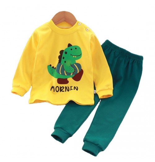 Children's Autumn Clothes Set New Cotton Boys' Autumn Pajamas Girl baby Homewear Children's Clothing Wholesale Children's Autumn Clothes Set New Cotton Boys' Autumn Pajamas Girl baby Homewear Children's Clothing Wholesale