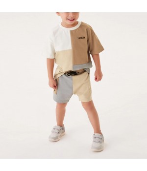 Cheapest Best Kids Street Wear 2pcs Baby Boys' Clothing Sets / Children Cloths Boys Summer Sets Child Clothing Twin Set For Boy